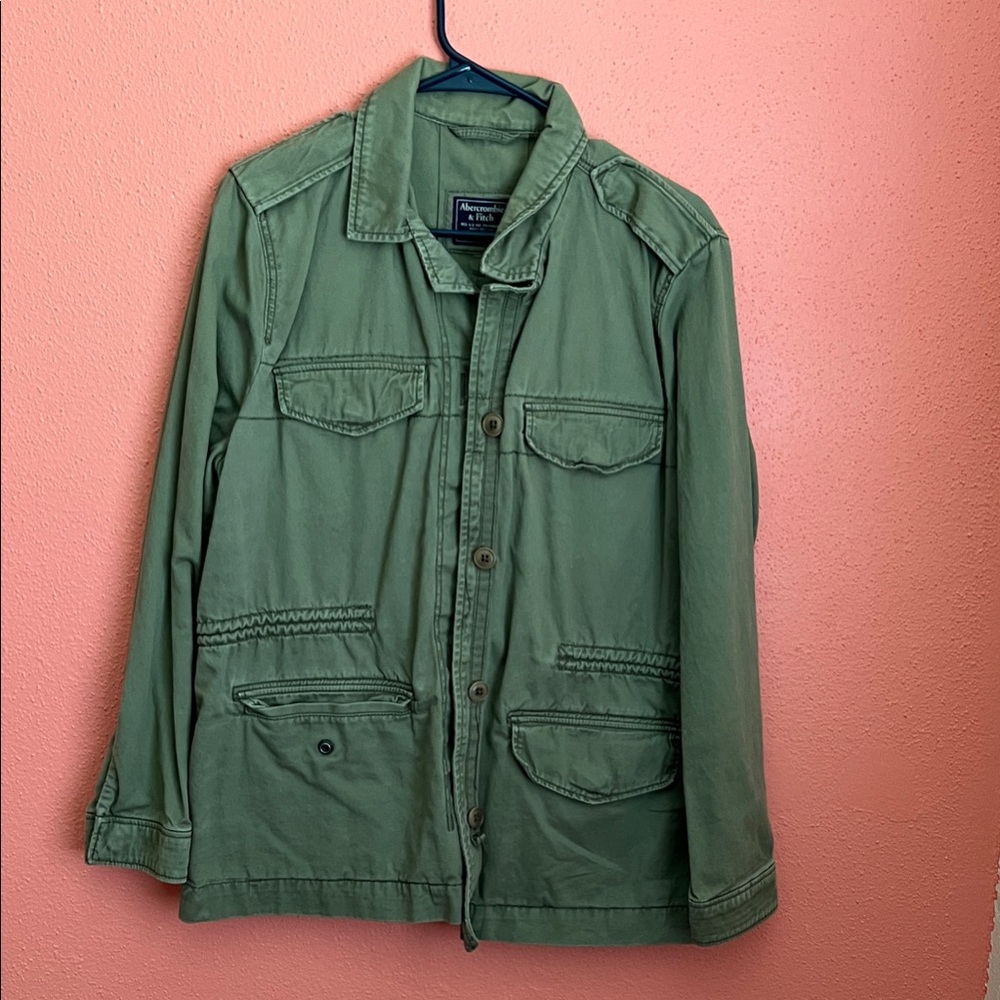 Abercrombie & Fitch Olive Field Jacket